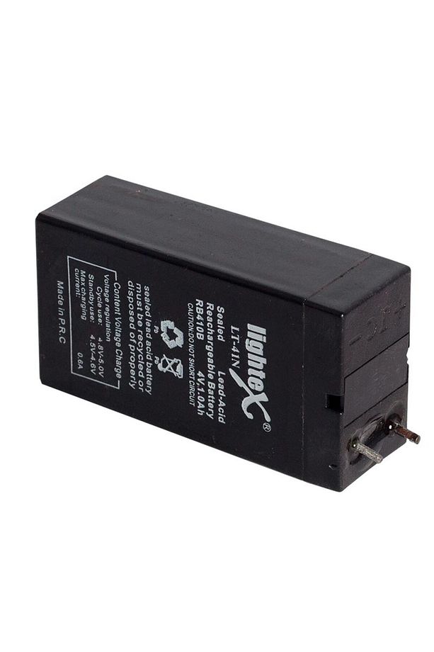 4 Volt 1 Amper Işıldak Akü (35X22X64 MM)uyumlu - 1