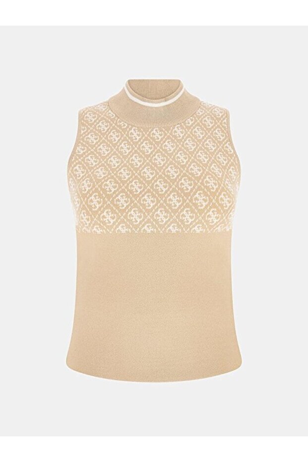 Kadın 4g Logolu Triko Üst - 4