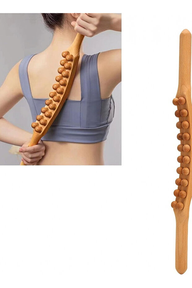 Wooden Massage Tools, Wood Roller Stick, Muscle Release and Soft Tissue Massage Tool