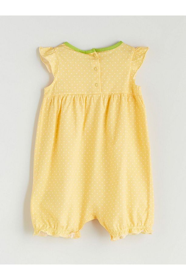 LCW baby Nakışlı Kız Bebek Tulum ve Şapka - 4