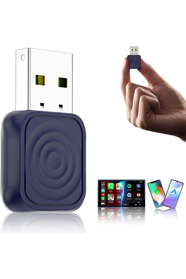 Carlinkit Mini Ultra 2025 Kablosuz CarPlay & Android Auto Adaptörü | iPhone ve Android Uyumlu - 1