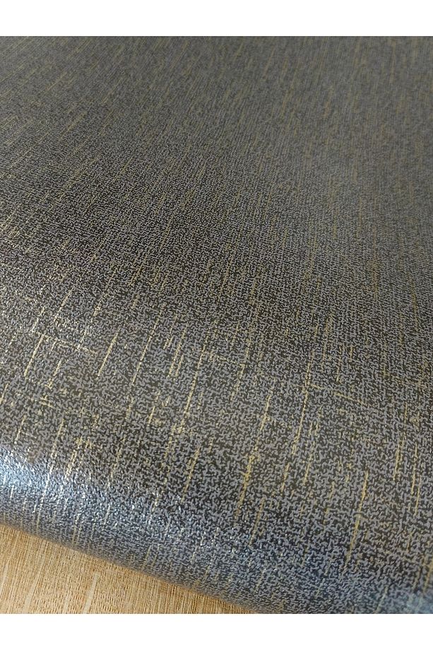 Siyah Gold (53 cm x 10 mt) Kendinden Desenli Silinebilir Duvar Kağıdı 5,3 M² - 3