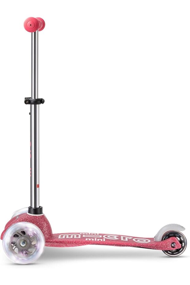 Micro Scooters | Mini Micro Deluxe Glitter LED Children's Scooter | Handlebar Adjustable | Light Up - 4