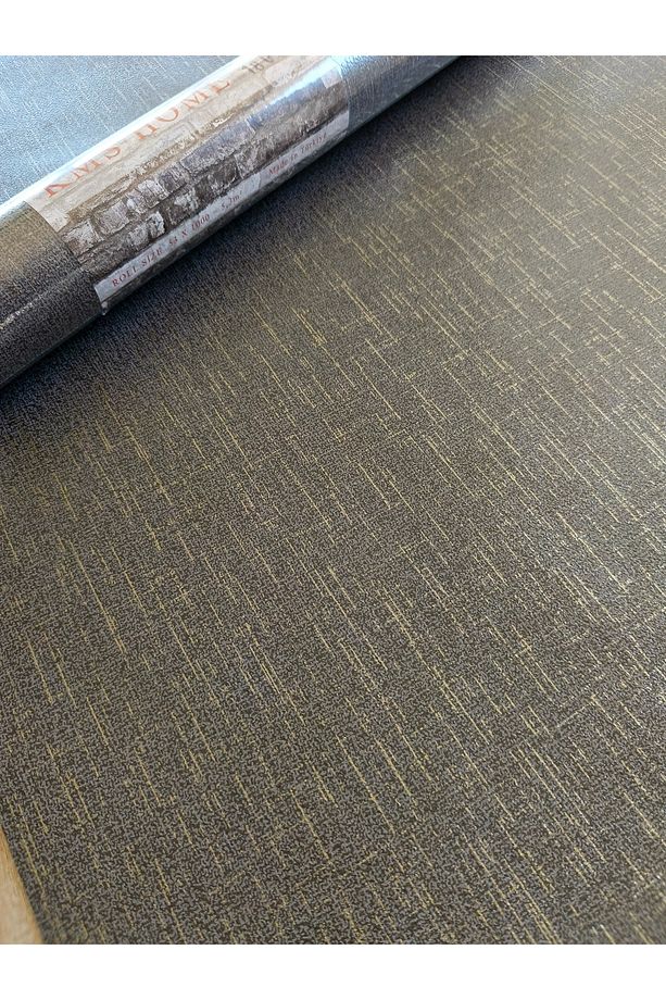 Siyah Gold (53 cm x 10 mt) Kendinden Desenli Silinebilir Duvar Kağıdı 5,3 M² - 4