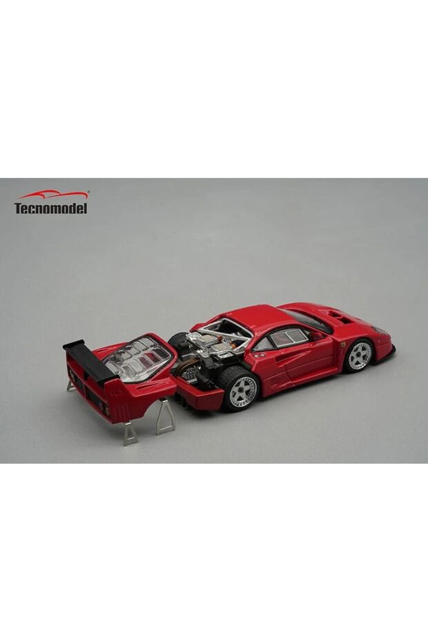 TM64-01A Ferrari F40 LM Press Version 1996 Red Dicast (1:64) Sınırlı Üretim (500 adet) - 1