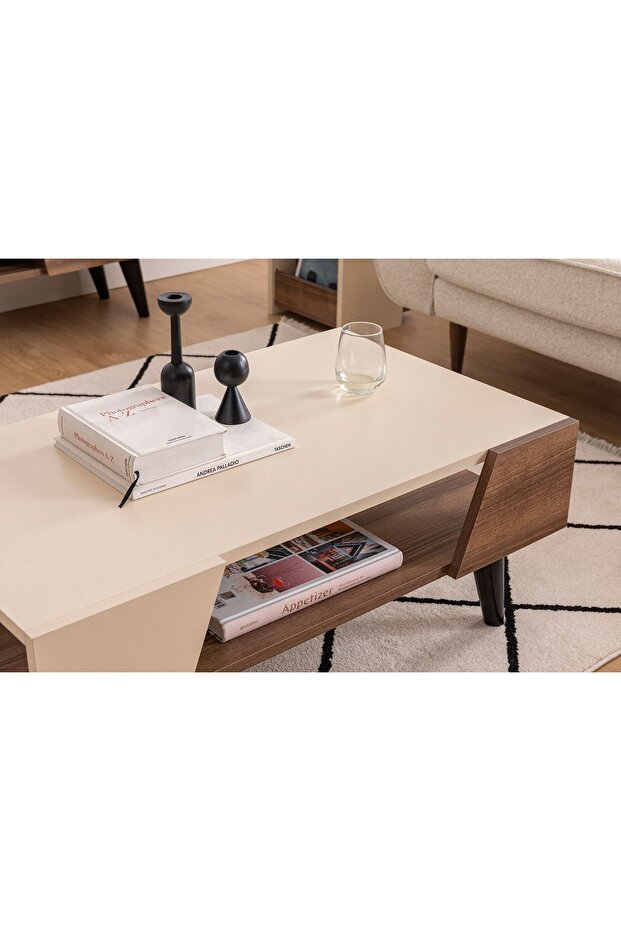 CLARK ORTA SEHPA, CEVİZ BEJ - 3