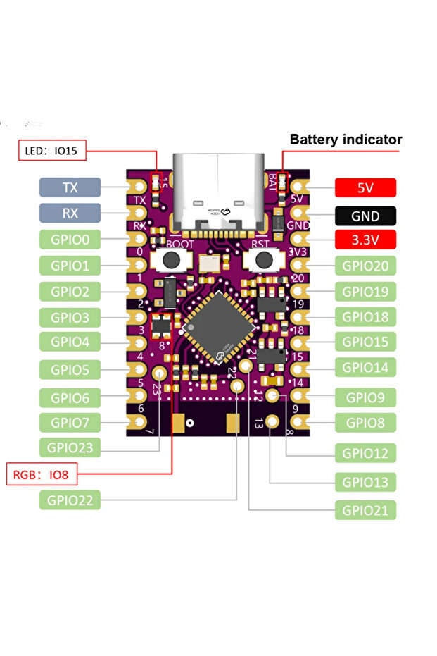 ESP32-C6 SuperMini - 2