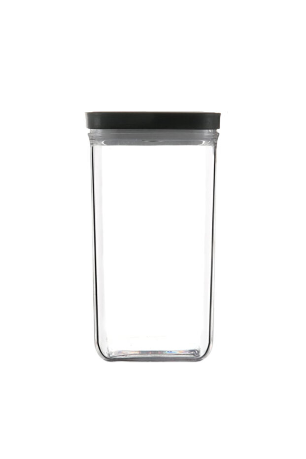 Transparent rectangular, airtight, leak-proof container - 1