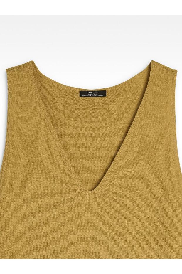 V Yaka Örme Üst - 6