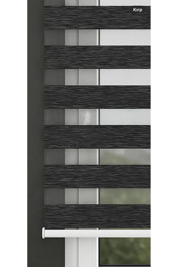 Siyah Kırçıllı Zebra Perde - 2