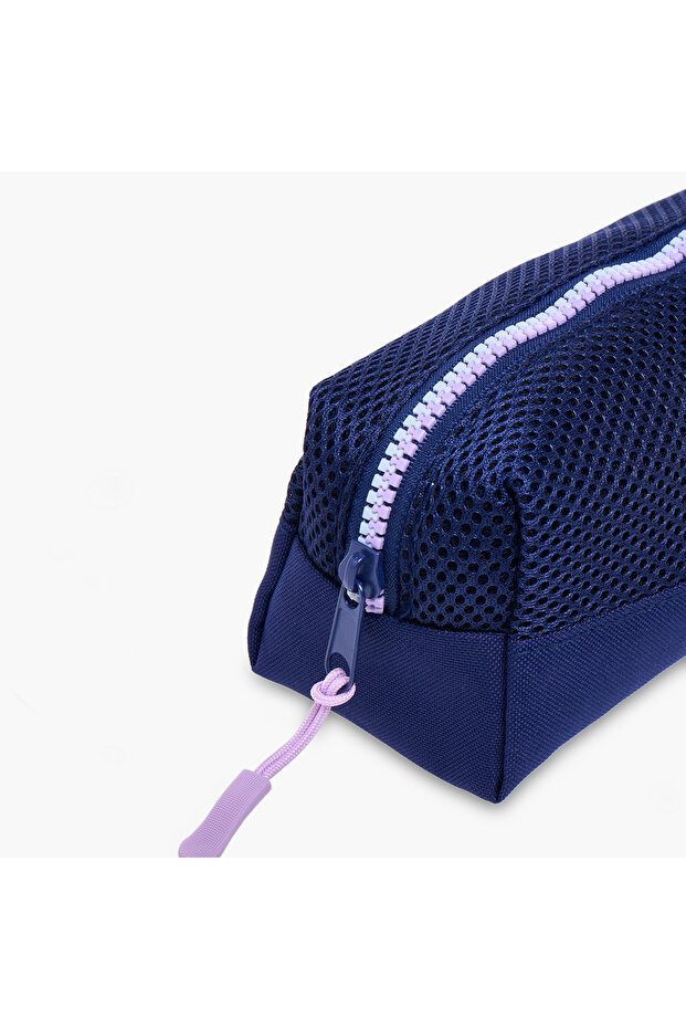 حقيبة أقلام شبكية صلبة مع إغلاق بسحاب - 3