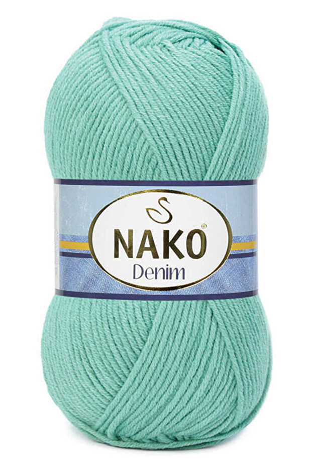 5 Pieces Nako Denim 11580 Hand Knitting Yarn 100 Gr.