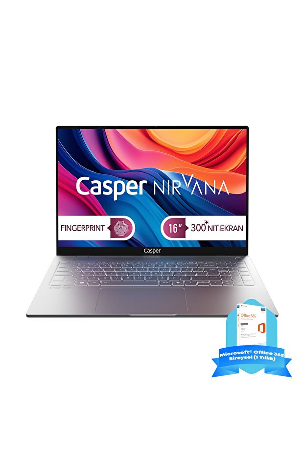 Nirvana S100 300NIT İ7-13620H 32GB DDR5 RAM 1TB SSD W11P S100.1362-DF00R-G-F-OFM365 - 1