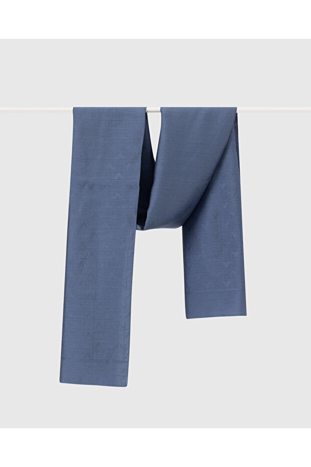 Desenli İpek Karışımlı Şal - 2