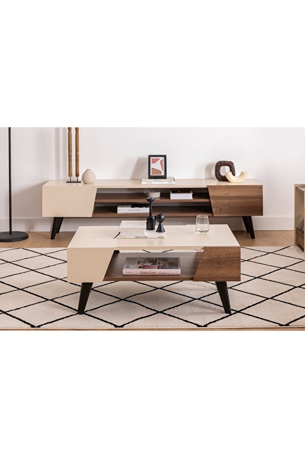 CLARK ORTA SEHPA, CEVİZ BEJ - 1