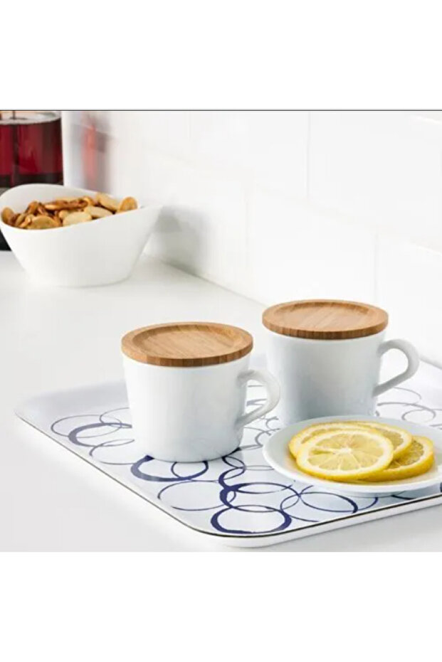 bardak altlığı, bambu, 9 cm, 2 adet - 3