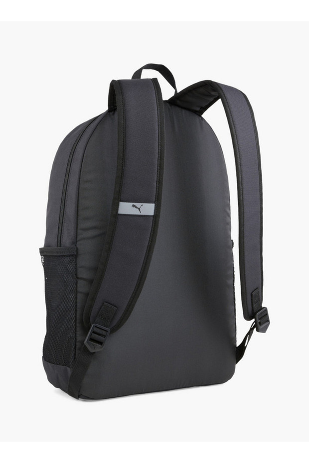 Logo Print School Backpack with Adjustable Straps and Zip Closure - W 33 x H 45 x D 16 cm - 3