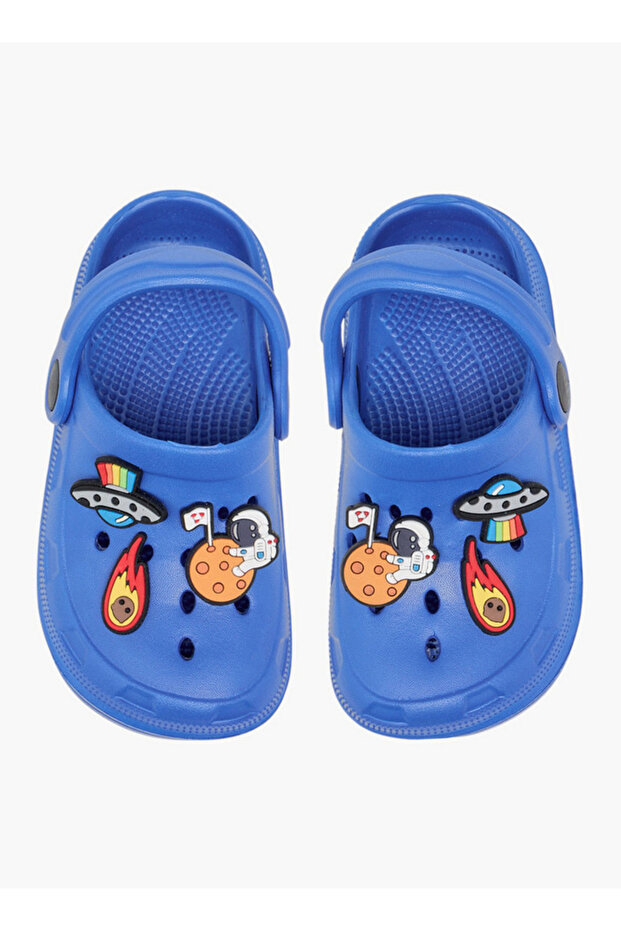Boys Space Accent Clogs with Backstrap