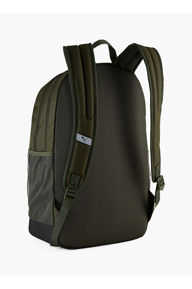 Logo Embossed School Backpack with Adjustable Shoulder Straps and Zip Closure - 2