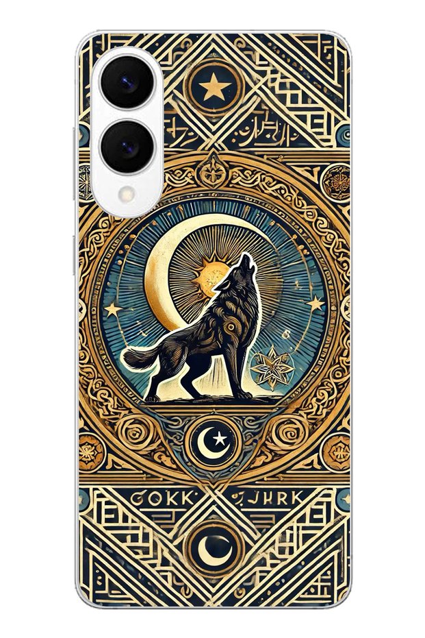 حافظة سيليكون شفافة متوافقة مع هاتف Samsung Galaxy S25 EDGE من Lone Wolf Gokturk
