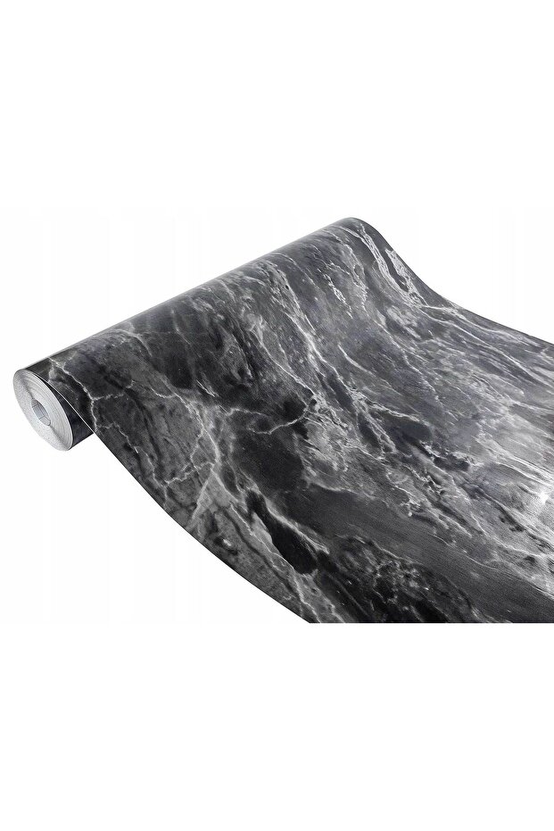276-8176 Black Marble Pattern Self Adhesive Foil (67 cm X 2 Mt)