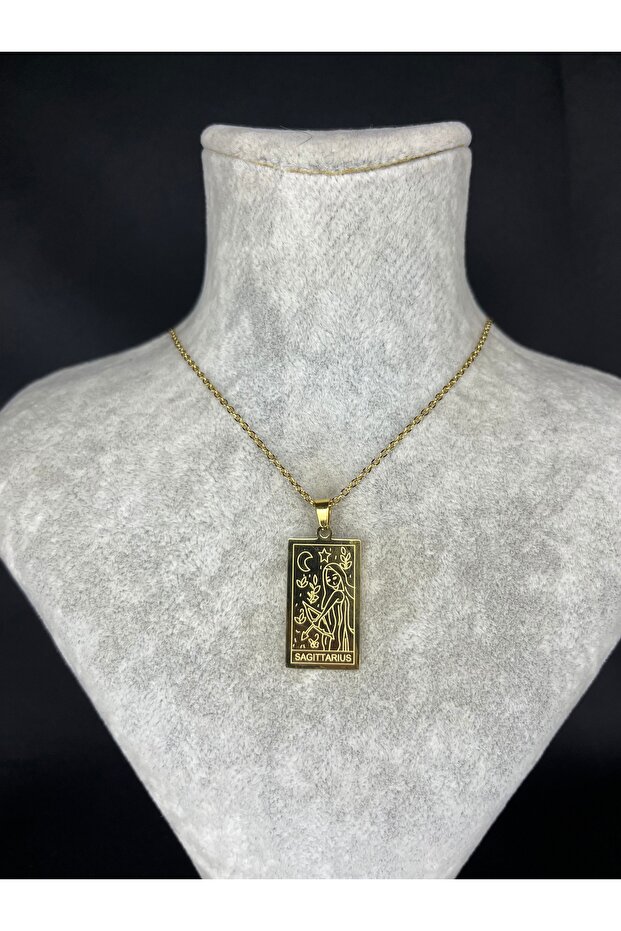 Sagittarius Special Design Steel Zodiac Sign Necklace