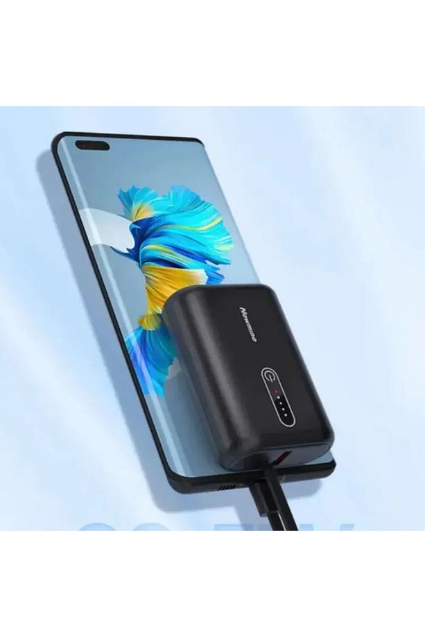 PW-26 10.000 mAh 22.5W Hızlı Şarjlı Type-C Kablolu 1x USB 1x Type-C Çıkışlı Mini Cep Powerbank - 2