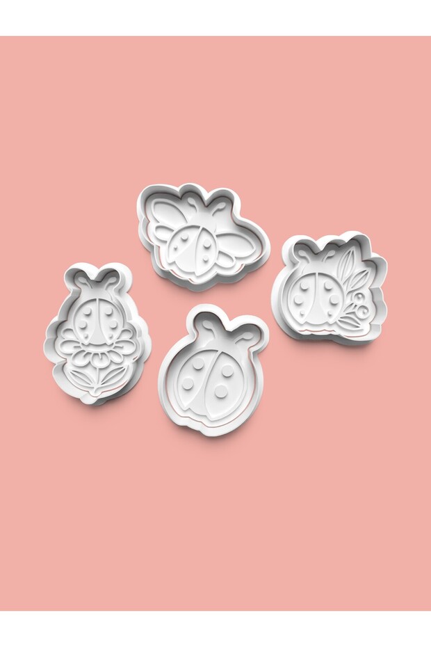 Ladybug Cookie Mold and Sugar Paste Mold Set of 4
