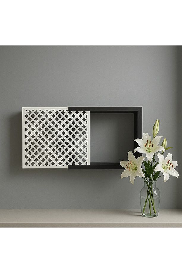 Dekoratif Duvara Asılabilir Sigorta Ve Modem-wifi Saklama Kutusu 30X40 Cm Derinlik 11 Cm - 1