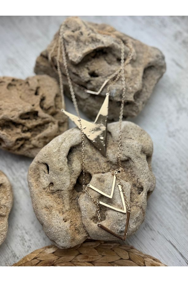 Gold zincirli kolye - 2