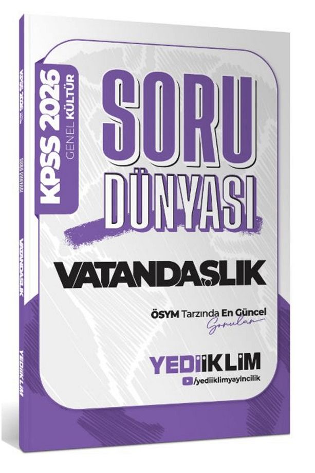 2026 KPSS Genel Kültür Vatandaşlık Soru Dünyası - 1