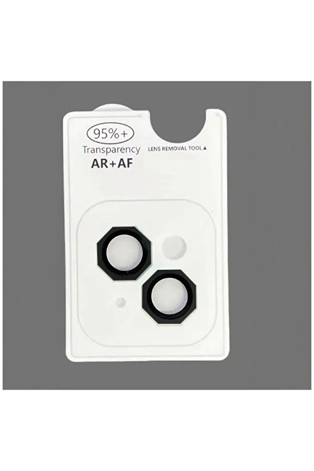 Apple iPhone 14 Plus Compatible Corner Camera Lens Protection Glass Black