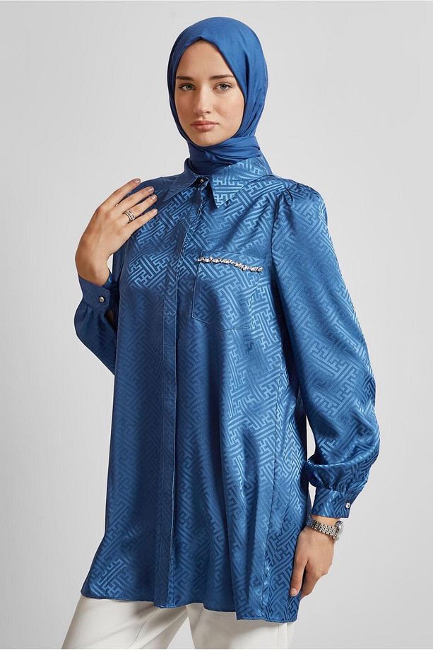 SATEN JAKAR TUNİK 45724 - 1