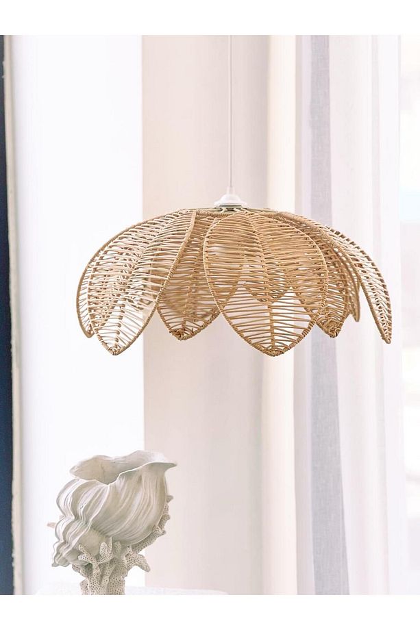 Rattan/Bambu Sarkıt Bohem Avize - 4