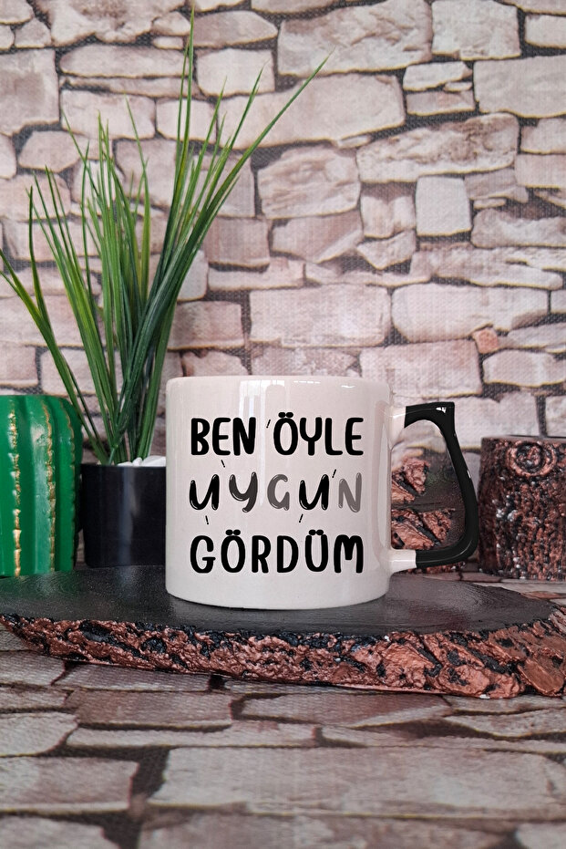 I Looked so Suitable Text Printed Fun Gift Colorful Handled Cup-Mug Cup