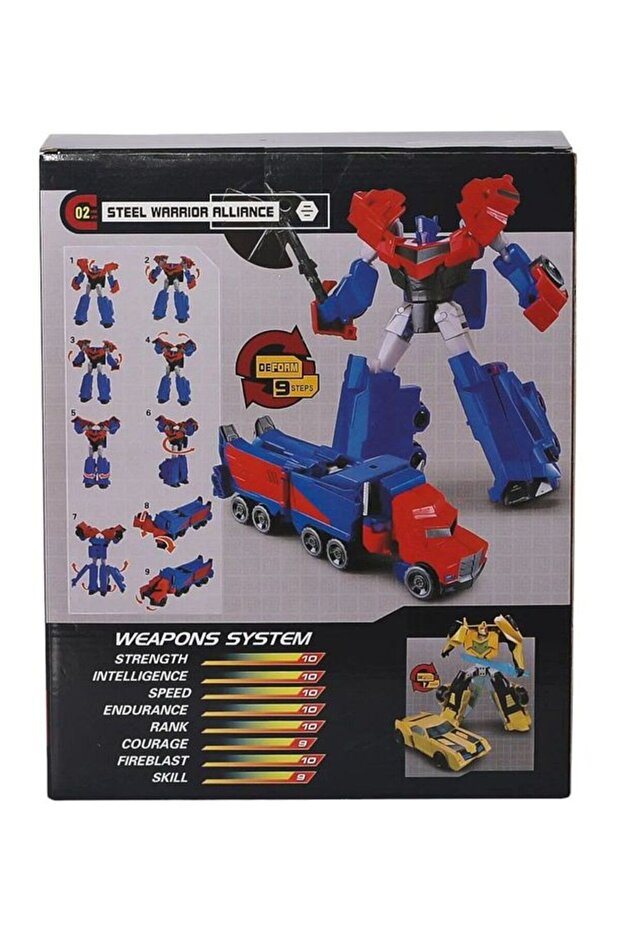 روبوت قابل للتحويل بجسم معدني - 6