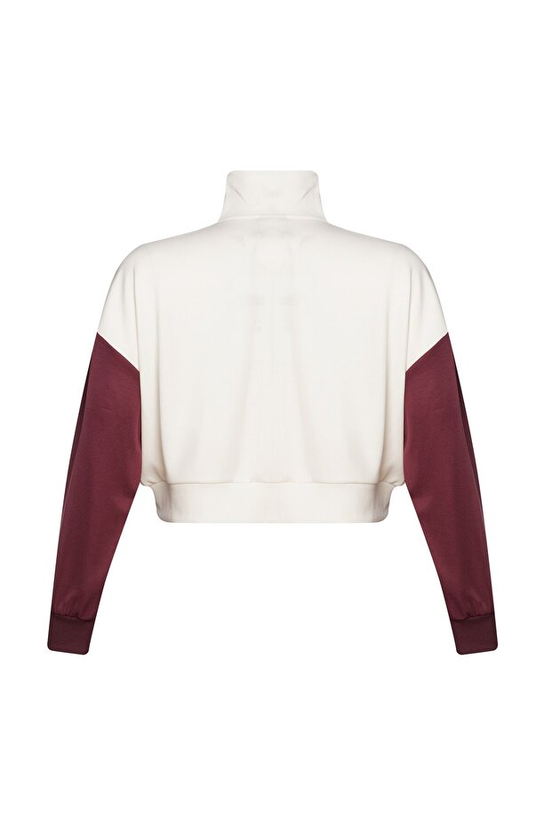 Kadın Fermuarlı Sweatshırt - 3