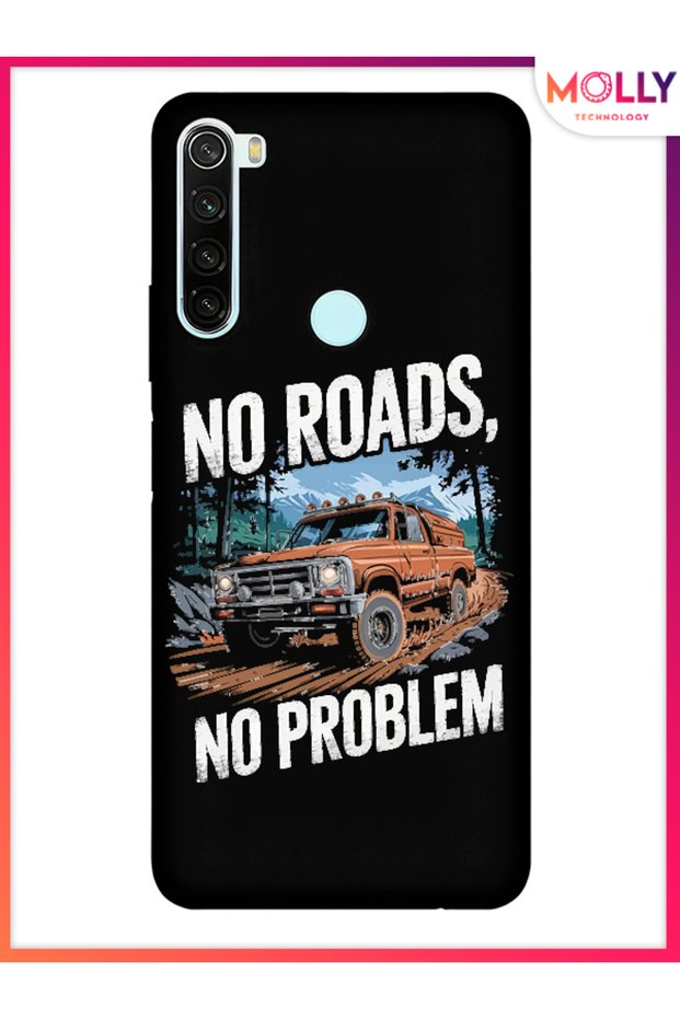 حافظة سيليكون بنمط Mud Love باللون الأسود لهاتف Xiaomi Redmi Note 8