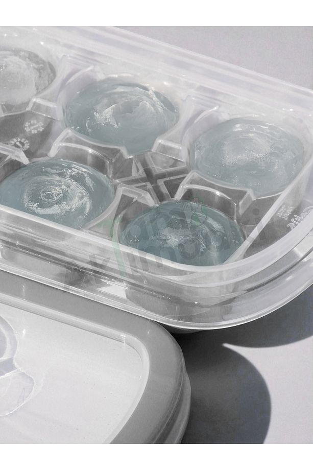 Buz Kalıbı GRİ - 250 ml - 5 PP - 12 Bölmeli - Yüksek Kalite Yapışmaz Silikon Buzluk - BPA İçermez - 3