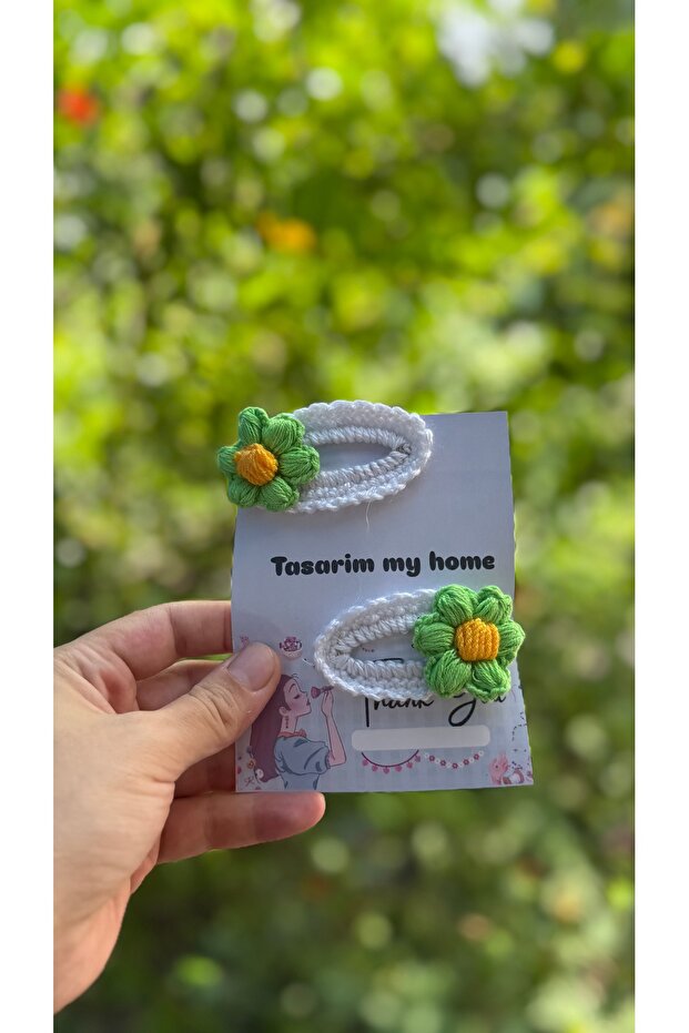 Amigurimi Daisy Cit Cit Buckle Handmade Knitting 2Pcs