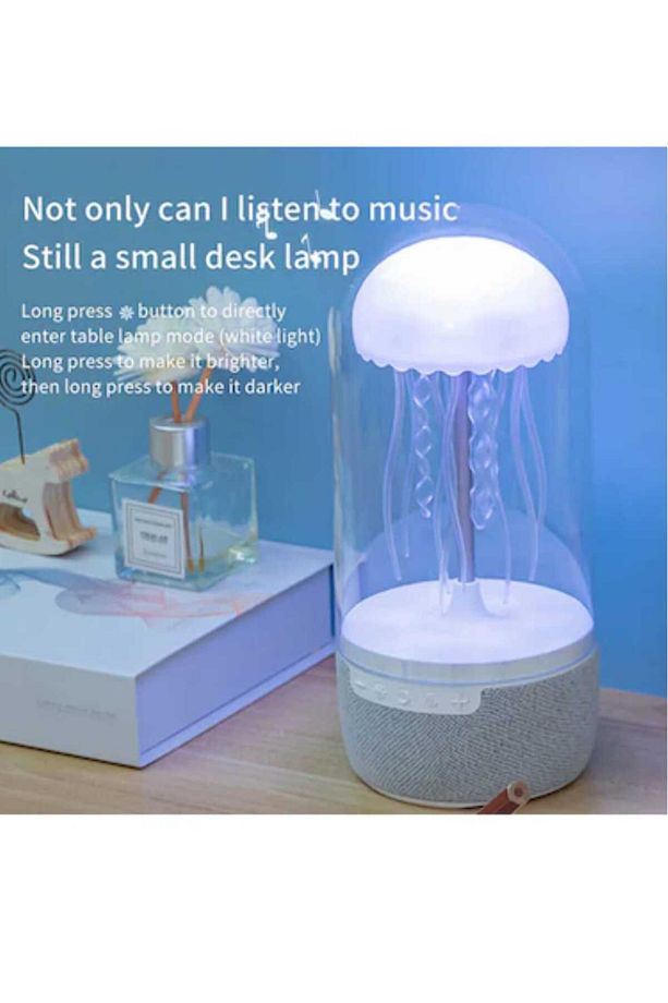 Taşınabilir Renkli Denizanası Lambası Bluetooth Hoparlör Denizanası - 6