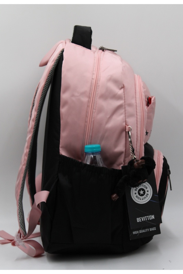 حقيبة ظهر مدرسية مقاومة للماء من الساتان 34400 صغيرة - 4