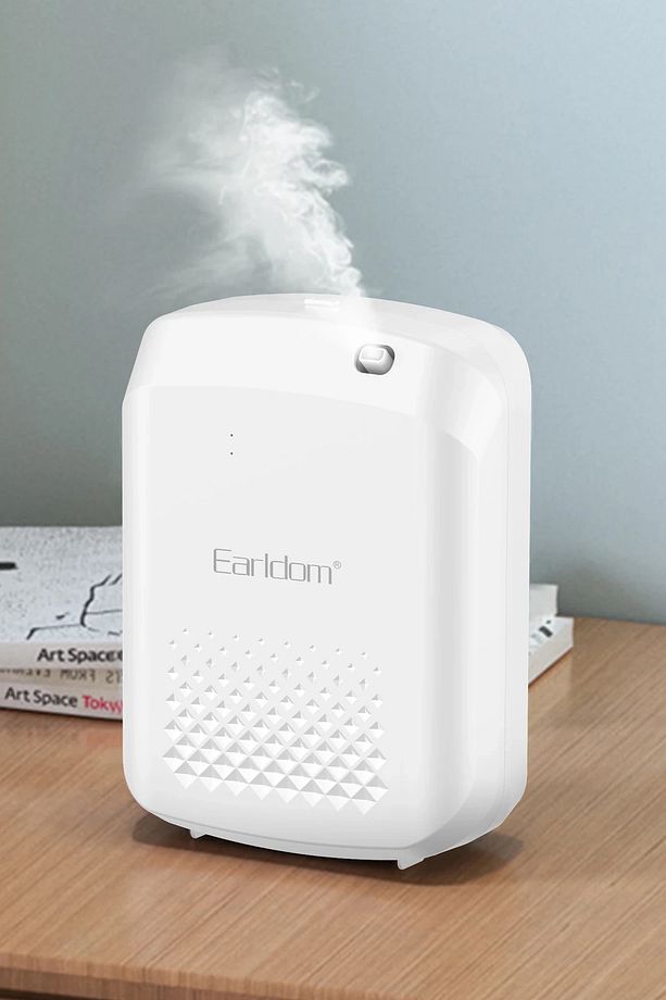 C01 Air Humıdıfıer 360 Yeni Nesil Şarjlı Otomatik Oda Kokusu Makinesi Araç Koku Makinesi Difüzör Fan - 2