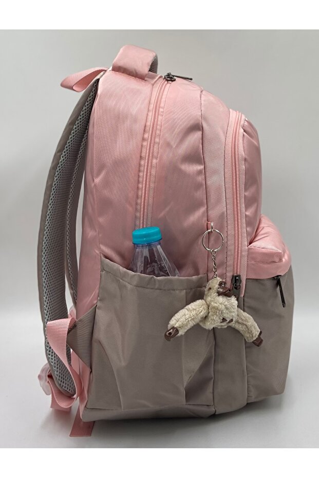 حقيبة ظهر مدرسية من قماش الساتان المسطح مقاومة للماء صغيرة 34100 - 4