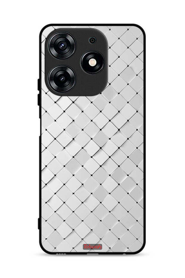 غطاء حماية لهاتف Tecno Spark 10 Pro 4G بنقشة بلاط