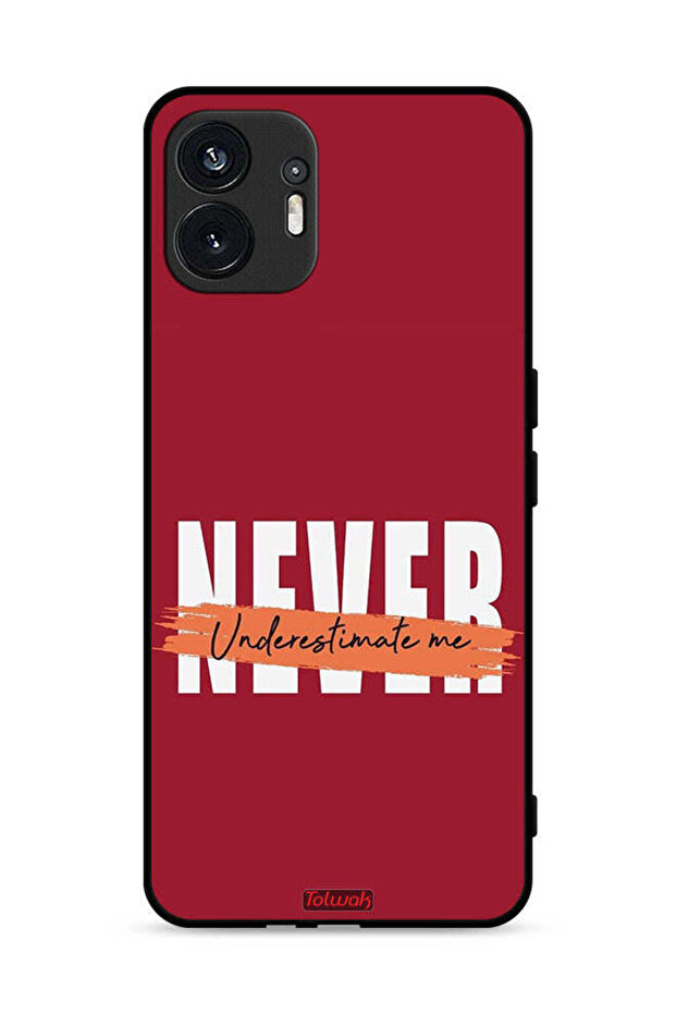 غطاء حماية لهاتف Nothing Phone (2) 5G لا تقلل من شأني أبدًا