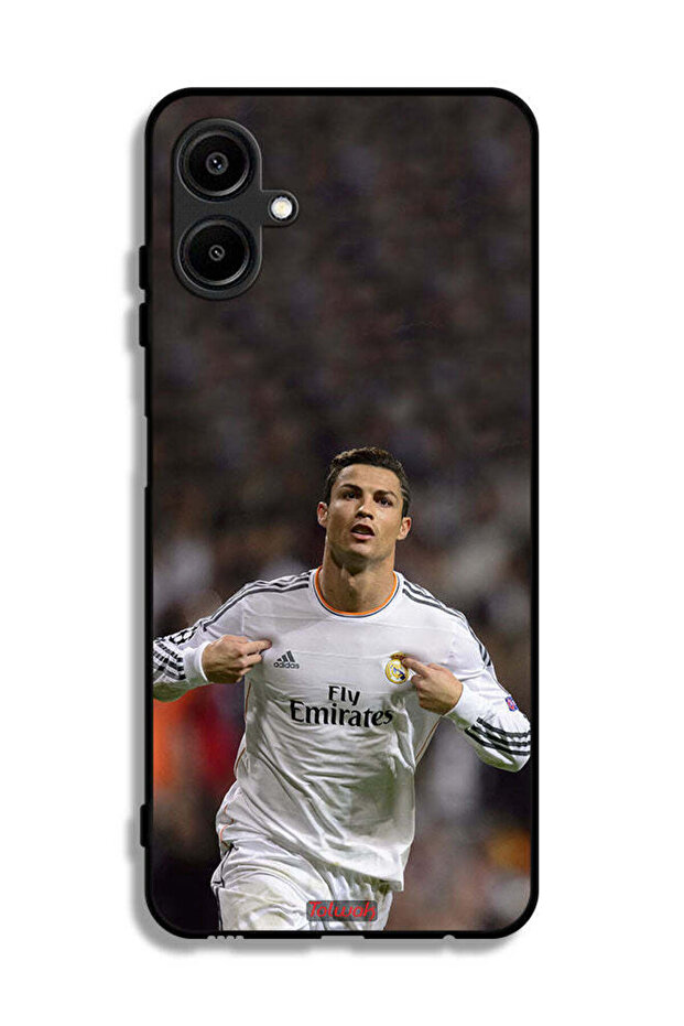 غطاء حماية لهاتف سامسونج جالاكسي M06 5G كريستيانو رونالدو