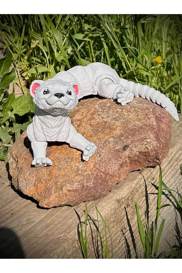 Gelincik Oyuncak-Ormanın Çevik Efsanesi! 🐾🌲💨3d Hareketli Organik Vip Model - Büyük Dev Boy - 3