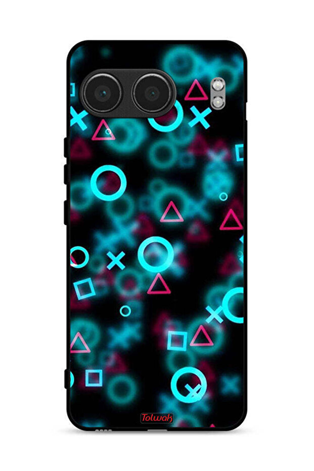 غطاء حماية لهاتف OnePlus Nord 4 5G برسومات أيقونات لعبة الحبار الصغيرة