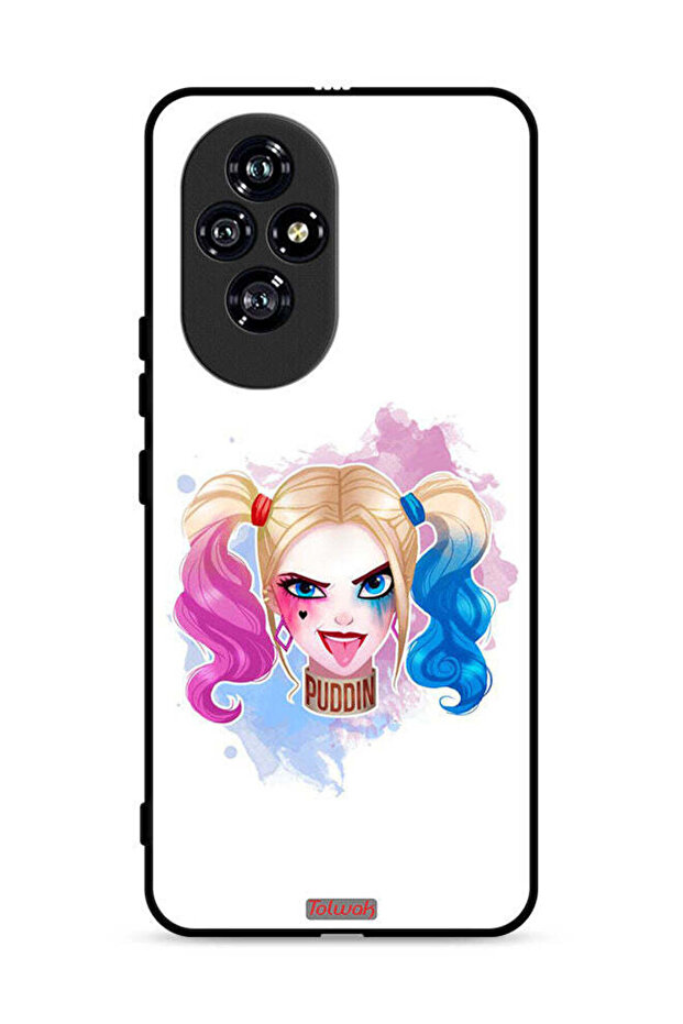 غطاء حماية لهاتف Honor 200 5G برسومات هارلي كوين